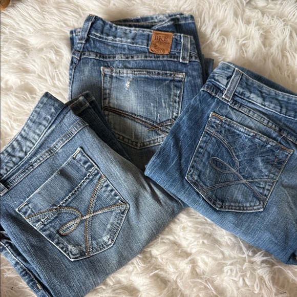 BKE Women's Denim Jeans in Light and Medium Blue - Picture 1 of 4